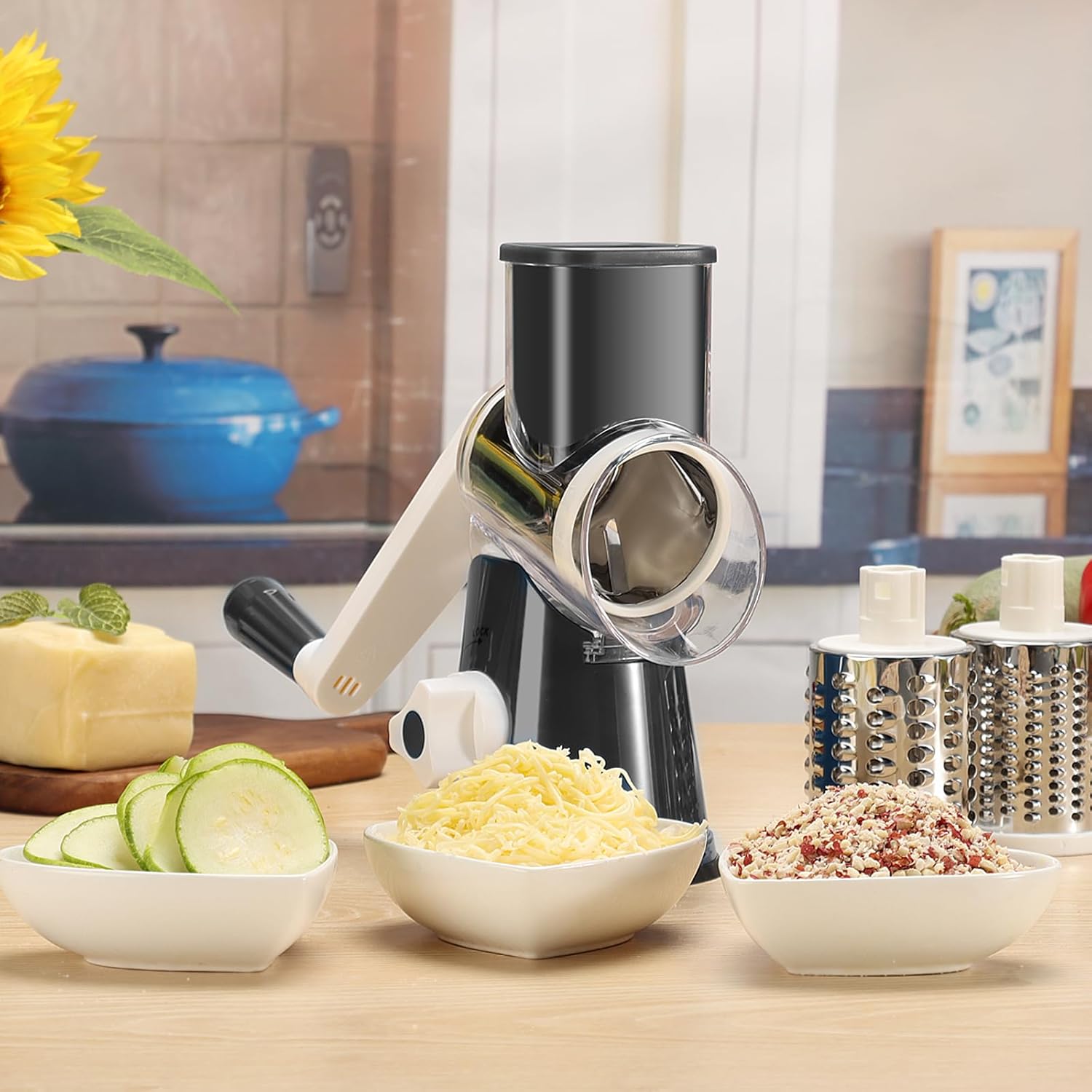 Multi-Purpose Cheese and Vegetable Shredder